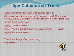 Math Puzzles and Tricks for Kids | PDF | Mathematical Problem Solving ...