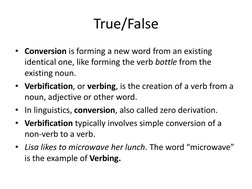 Conversion in Word Formation Explained | PDF | Part Of Speech | Noun