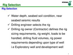 Rig Selection and Sizing Guide | PDF | Drilling Rig | Horsepower