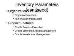 Oracle EBS R12 Inventory Setup Guide | PDF | Oracle Database | Inventory