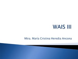  
 
Mtra. María Cristina Heredia Ancona 
