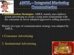 Amul's Marketing Strategy Overview | PDF | Brand | Advertising