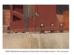 USACh Departamento de Ingeniería en Obras Civiles -Curso Diseño en Acero 1- Prof. Luis Leiva A. 
 
