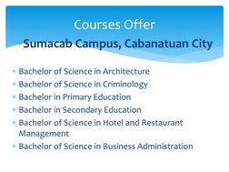Sumacab NEUST Sumacab Campus Overview | PDF