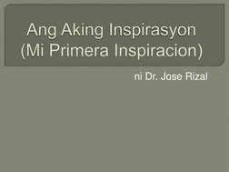 ni Dr. Jose Rizal 
