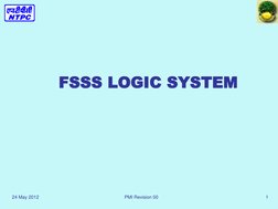 24 May 2012 
PMI Revision 00  
1 
FSSS LOGIC SYSTEM  
