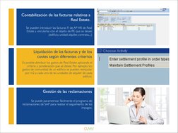 Se puede parametrizar fácilmente el programa de 
reclamaciones de SAP para realizar el seguimiento de los 
impagos.
Es posibl