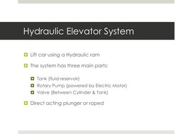 Elevator Mechanisms and Functions | PDF | Elevator | Pump