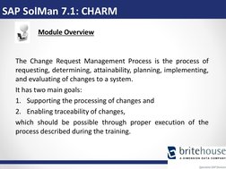 SAP SolMan CHARM Change Request Guide | PDF | Email | Hyperlink