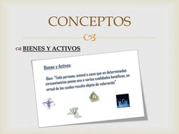 BIENES Y ACTIVOS  
BIENES Y ACTIVOS 
 
CONCEPTOS 
