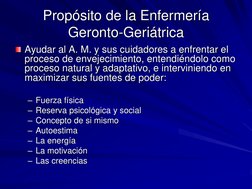 Cuidados de Enfermería en Adultos Mayores | PDF | Vejez | Enfermería