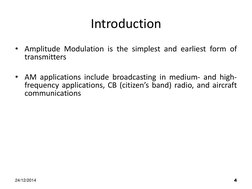 DSBFC Amplitude Modulation Overview | PDF | Frequency Modulation ...