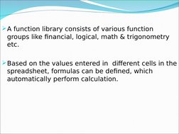 MS Excel Presentation Overview | PDF | Spreadsheet | Microsoft Excel