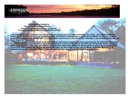 Bienvenido a Inkaterra 
                         Conservar el medio ambiente ...