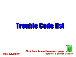 Sharp Error Code Troubleshooting Guide | PDF | Microcontroller | File ...