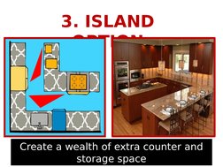 3. ISLAND 
OPTION
Create a wealth of extra counter and 
storage space
