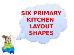 SIX PRIMARY 
KITCHEN 
LAYOUT 
SHAPES
