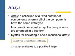 C++ Arrays and Strings Overview | PDF | Array Data Structure | String ...