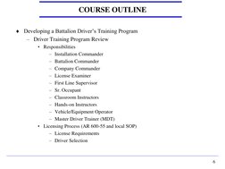 Master Driver Trainer Program Overview | PDF | Dangerous Goods ...