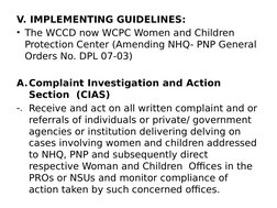 Wcpd WCPD Guidelines for Protecting Women and Children | PDF | Victimology ...