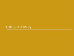 DB2 Load Utility Overview and Options | PDF | Database Index | Ibm Db2