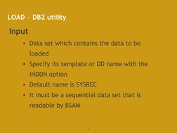 DB2 Load Utility Overview and Options | PDF | Database Index | Ibm Db2