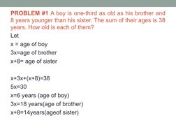 Three Sisters Age Math Problems Age and Algebra Word Problems | PDF | Teaching Mathematics | Science