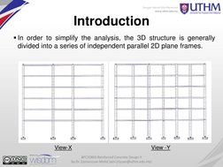 Introduction 
In order to simplify the analysis, the 3D structure is generally 
divided into a series of independent paralle