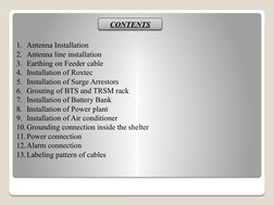 Telecom BTS Site Installation Guide | PDF | Electrical Connector | Screw
