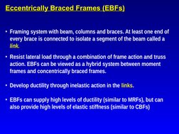 Eccentrically Braced Frames Design Guide | PDF | Strength Of Materials ...