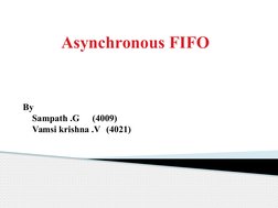 Asynchronous FIFO Design and Architecture | PDF