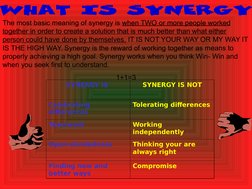 Understanding Synergy Understanding Synergy in Collaboration | PDF | Brainstorming | Prejudices