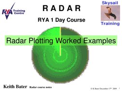 Radar Plotting Notes.pdf Radar Plotting Worked Examples Exercises | PDF | Radar | Nature