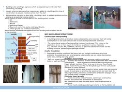 Building Waterproofing Guide | PDF | Basement | Concrete