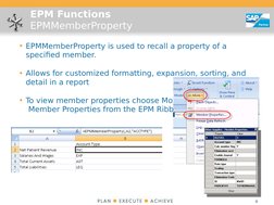 EPM Functions in SAP BPC Excel Add-In | PDF | Microsoft Excel ...