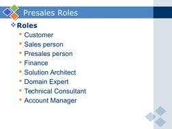 Presales Presales Process and Roles Overview | PDF | Request For Proposal ...