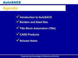 AutoSACS CADD Standards Overview | PDF | Computing | Engineering