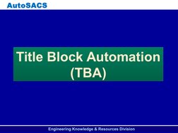 AutoSACS CADD Standards Overview | PDF | Computing | Engineering