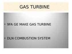 GE 9FA Gas Turbine Specifications | PDF | Turbine | Gas Turbine
