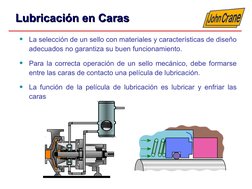 •
La selección de un sello con materiales y características de diseño 
adecuados no garantiza su buen funcionamiento. 
•
Para