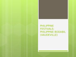 Philippine Bodabil: A Theatrical Legacy | PDF | Variety Shows | Vaudeville