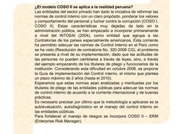 Componentes del COSO II y ERM | PDF | Administración Pública | Probabilidad