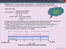 Types of Scales in Engineering Drawing | PDF | Metre | Foot (Unit)