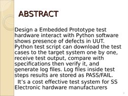 Python for Automated Hardware Testing | PDF | Software Testing | Unit ...