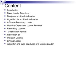 Overview of Loaders and Linkers | PDF | Booting | Subroutine
