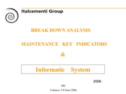 Maintenance Breakdown Analysis Report | PDF | Mill (Grinding ...