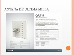 ANTENA DE ÚLTIMA MILLA
