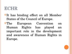 Overview of the ECHR Articles | PDF | European Convention On Human ...
