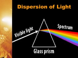 Dispersion of Light
