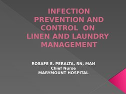 Linen Rinse Method Infection Control Infection Control in Hospital Linen Management | PDF | Infection ...